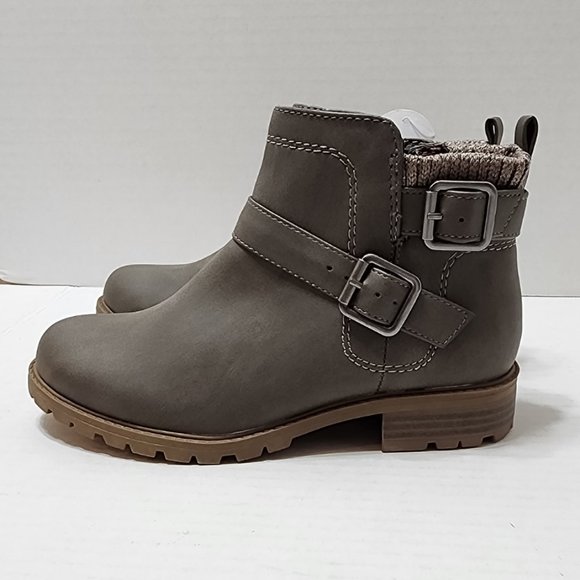 New Wonder Nation Sweater Knit Boot - Gray - Size 2 - Picture 6 of 8